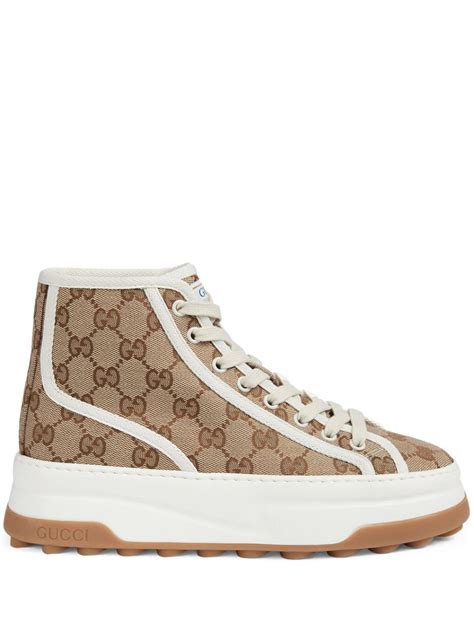 kids gucci high tops|gucci high top sneakers beige.